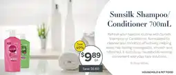 IGA Sunsilk Shampoo/Conditioner offer