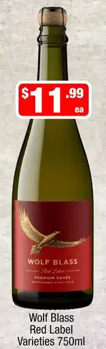 Liquor Stax Wolf Blass Red Label Varieties offer