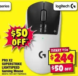 JB Hi-Fi logitech G PRO X2 SUPERSTRIKE LIGHTSPEED Gaming Mouse offer
