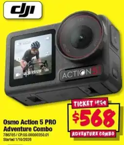 JB Hi-Fi DJI Osmo Action 5 PRO Adventure Combo offer