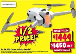 JB Hi-Fi Antigravity A1 8K 360 Drone Infinity Bundle offer