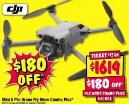 JB Hi-Fi DJI Mini 5 Pro Drone Fly More Combo Plus offer