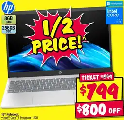JB Hi-Fi hp 15" Notebook offer