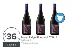 IGA Tamar Ridge Pinot Noir offer