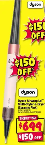 JB Hi-Fi Dyson Airwrap i.d. Multi-Styler & Dryer (Ceramic Pink) offer
