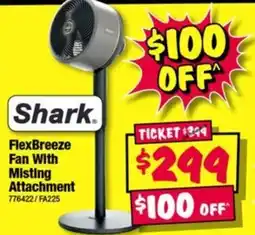 JB Hi-Fi Shark FlexBreeze Fan With Misting Attachment offer