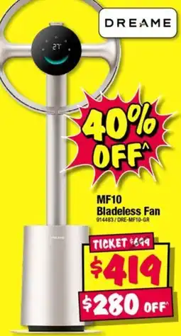 JB Hi-Fi Dreame Bladeless Fan offer