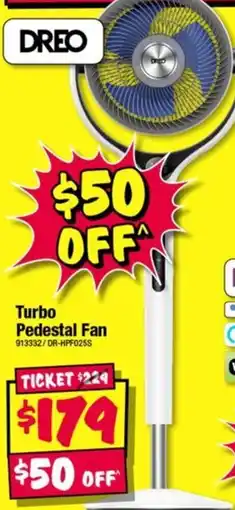 JB Hi-Fi Dreo Turbo Pedestal Fan offer