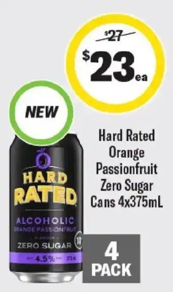 Hard Rated Orange Passionfruit