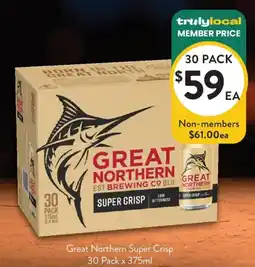 Foodworks Great Northern Super Crisp offer