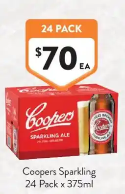 Foodworks Coopers Sparkling Ale offer
