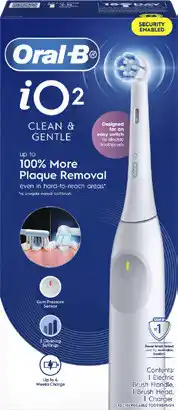 Amcal Pharmacies Oral-B iO2 Clean & Gentle Electric Toothbrush offer