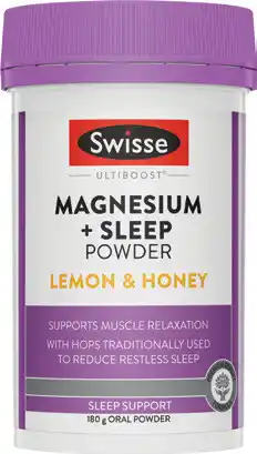 Amcal Pharmacies Swisse Ultiboost Magnesium + Sleep Powder offer