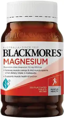 Amcal Pharmacies Blackmores Magnesium 200 Tablets offer
