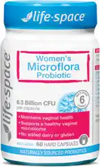 Amcal Pharmacies Life-Space Women’s Microflora Probiotic 60 Capsules offer