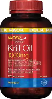 Microgenics Krill Oil 1000mg Bulk Capsules