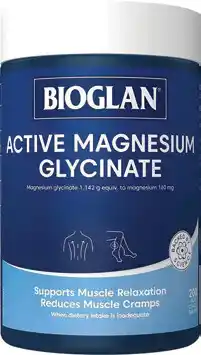 Bioglan Active Magnesium Glycinate 200 Tablets