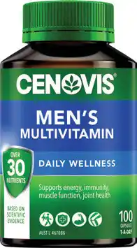 Amcal Pharmacies Cenovis Men’s Multivitamin 100 Capsules offer