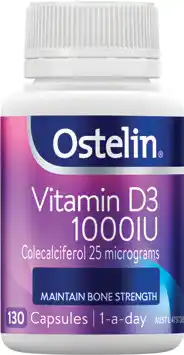 Amcal Pharmacies Ostelin Vitamin D3 1000IU 130 Capsules offer