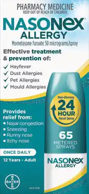 Amcal Pharmacies Nasonex Allergy Nasal Spray 65 Doses offer