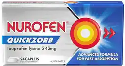 Amcal Pharmacies Nurofen Quickzorb 24 Caplets offer