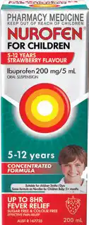 Amcal Pharmacies Nurofen For Children 5-12 Years Strawberry offer