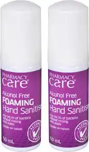 Amcal Pharmacies Pharmacy Care Alcohol Free Foaming Hand Sanitiser offer