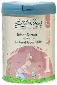 Amcal Pharmacies LittleOak Natural Goat Milk Infant Formula with Olive Oil Stage 1 offer