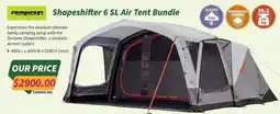 Tentworld Zempire Shapeshifter 6 SL Air Tent Bundle offer