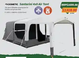 Tentworld Dometic Santorini 4x8 Air Tent offer