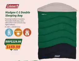 Tentworld Coleman Mudgee C-3 Double Sleeping Bag offer