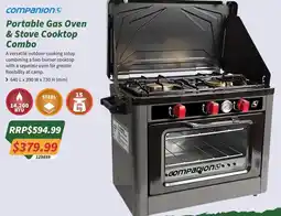 Tentworld Portable Gas Oven & Stove Cooktop Combo Companion offer