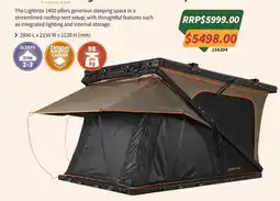 Tentworld Lighttrize 1400 Darche offer