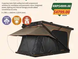 Tentworld Darche twin-fold rooftop tent offer