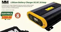 Tentworld Lithium Battery Charger DC-DC 20 Amp offer