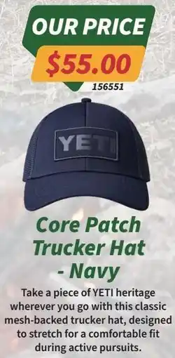 Tentworld Core Patch Trucker Hat - Navy offer