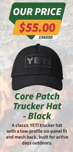 Tentworld Core Patch Trucker Hat - Black offer