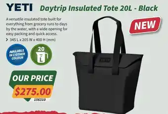 Tentworld Yeti Daytrip Insulated Tote 20L offer