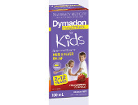 Direct Chemist Outlet Dymadon Paracetamol Kids 2-12 Years Pain & Fever Relief Strawberry Liquid 100ml offer