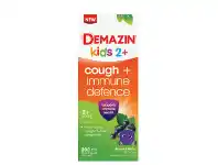 Direct Chemist Outlet Demazin Kids Cough + Immune Defence Natural Berry Oral Liquid 200ml offer