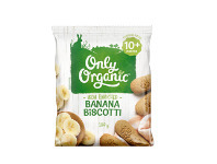 BIG W Only Organic Banana Biscotti 10+ Months 100g offer