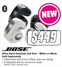 The Good Guys Bose Ultra Open Earbuds 2nd Gen offer