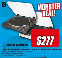 The Good Guys audio-technica LP60XBT Bluetooth Turntable offer