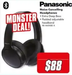 The Good Guys Panasonic Noise Cancelling Headphones offer