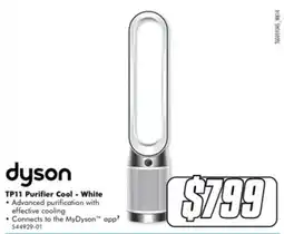 The Good Guys dyson TP11 Purifier Cool - White offer