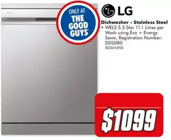 LG Dishwasher - Stainless Steel