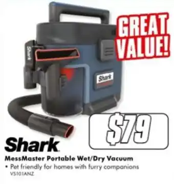 The Good Guys Shark MessMaster Portable Wet/Dry Vacuum offer
