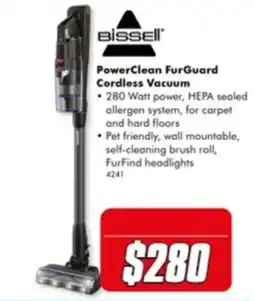 The Good Guys Bissell PowerClean FurGuard Cordless Vacuum offer