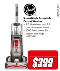 The Good Guys Hoover SmartWash Essentials Carpet Washer offer