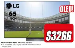 The Good Guys LG 65" OLED EVO AI C6 4K Smart TV 2026 offer